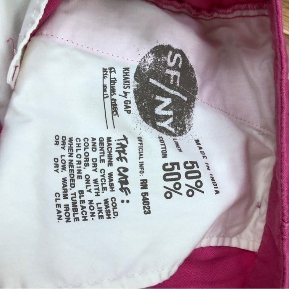 GAP boyfriend roll up shorts pink - Picture 4 of 6